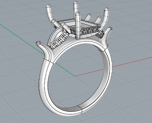 Production ready jewelry structure